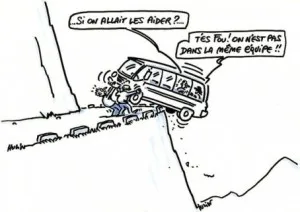 Pas dans la même équipe