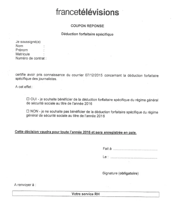 coupon réponse