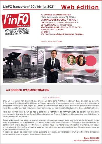 L'inFO numéro 20 février 2021, en ligne